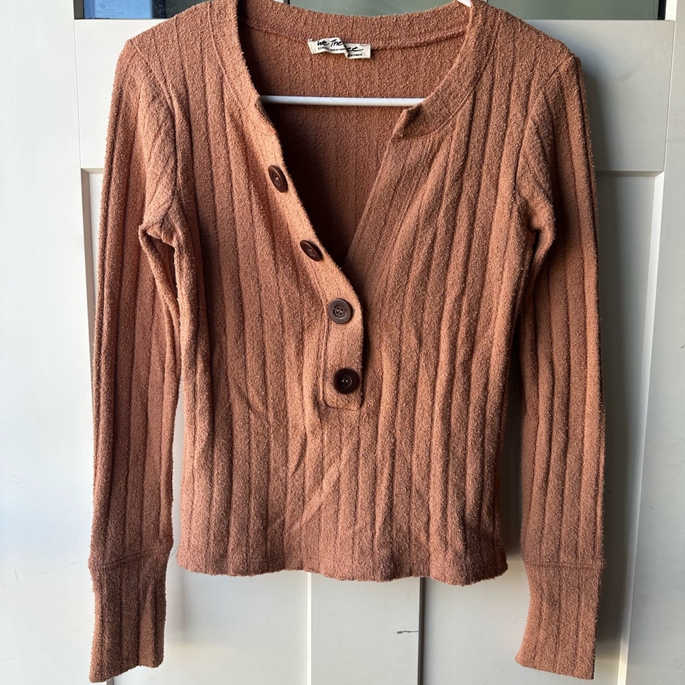 WE THE FREE Button-Up Sweater